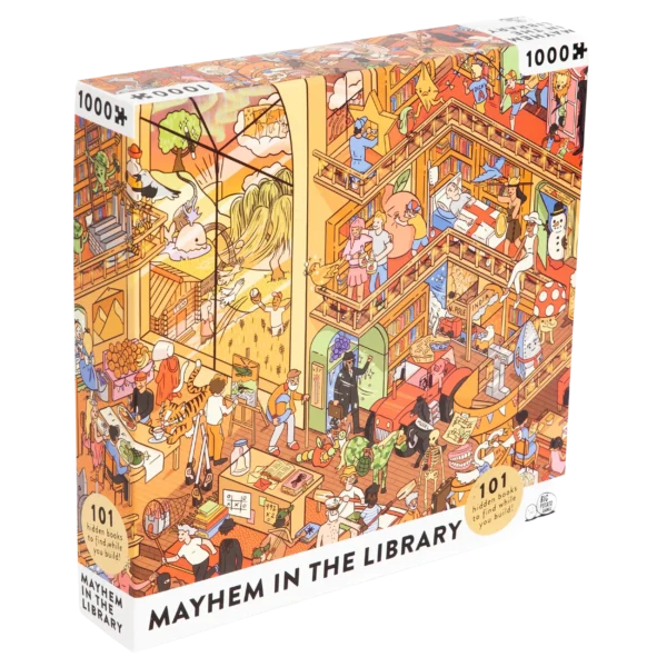 Riddle Pics Jigsaws - Mayhem in The Library Riddle Pics Jigsaws - Mayhem in The Library
