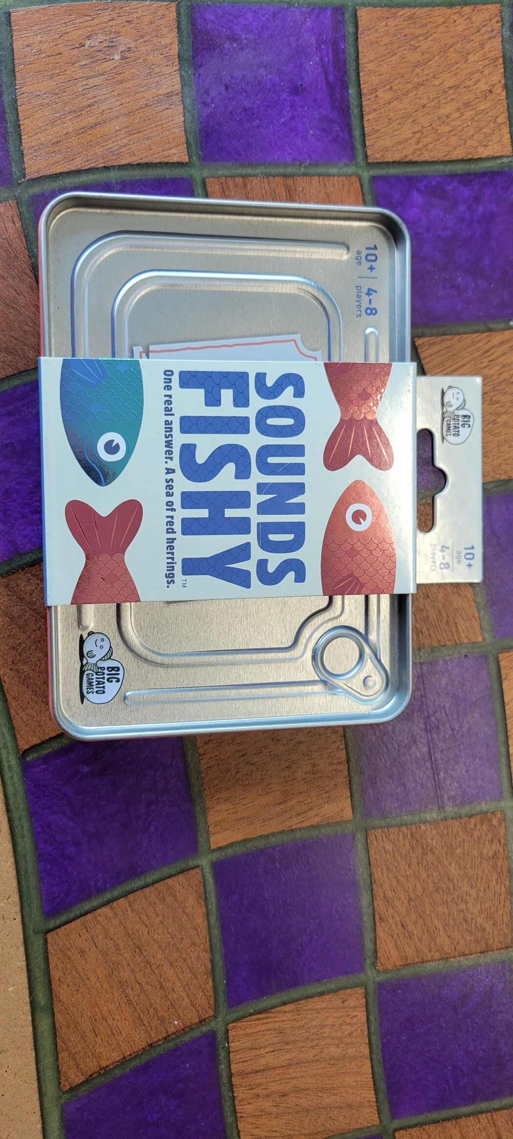 Big Potato Sounds Fishy Travel Edition - Gioco Da Tavolo Per Famiglie E Amici, 4-8 Giocatori