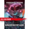 dms guide Dungeons & Dragons Dungeon Master’s Guide 2024 standard cover promotional image featuring dramatic fantasy art and glowing characters.